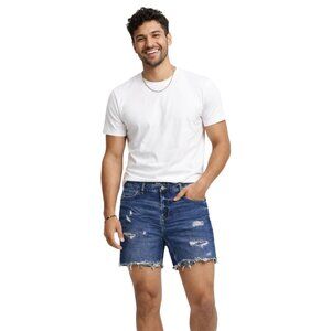 2 for $20 Old Navy Men’s Slim Built-In Flex Denim Shorts Size 40  Distressed